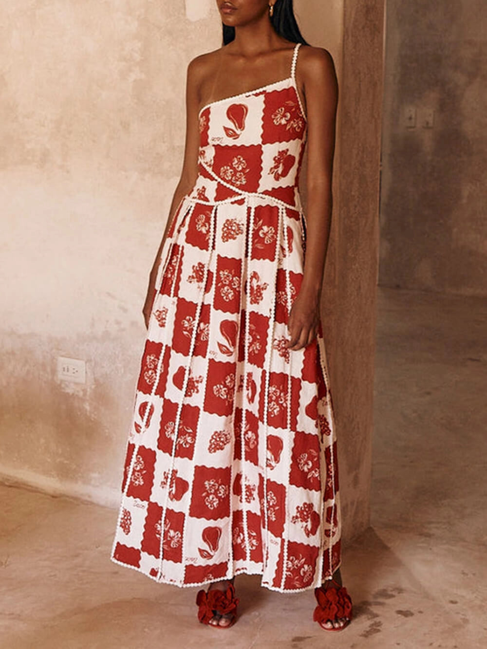 Livia Floral Print Maxikleid