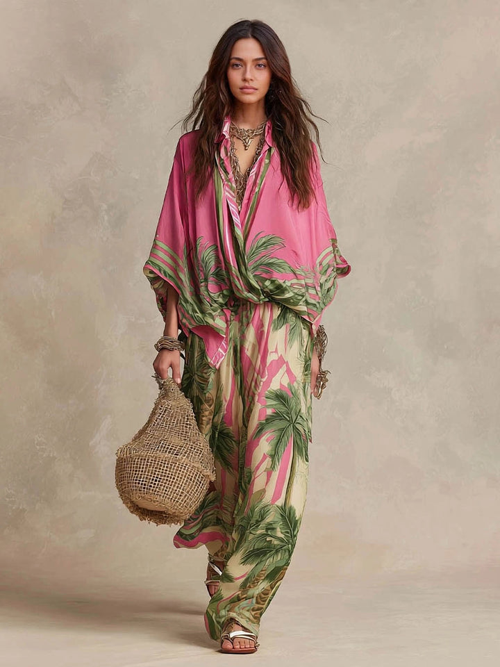 Pink Palm Zweiteiler