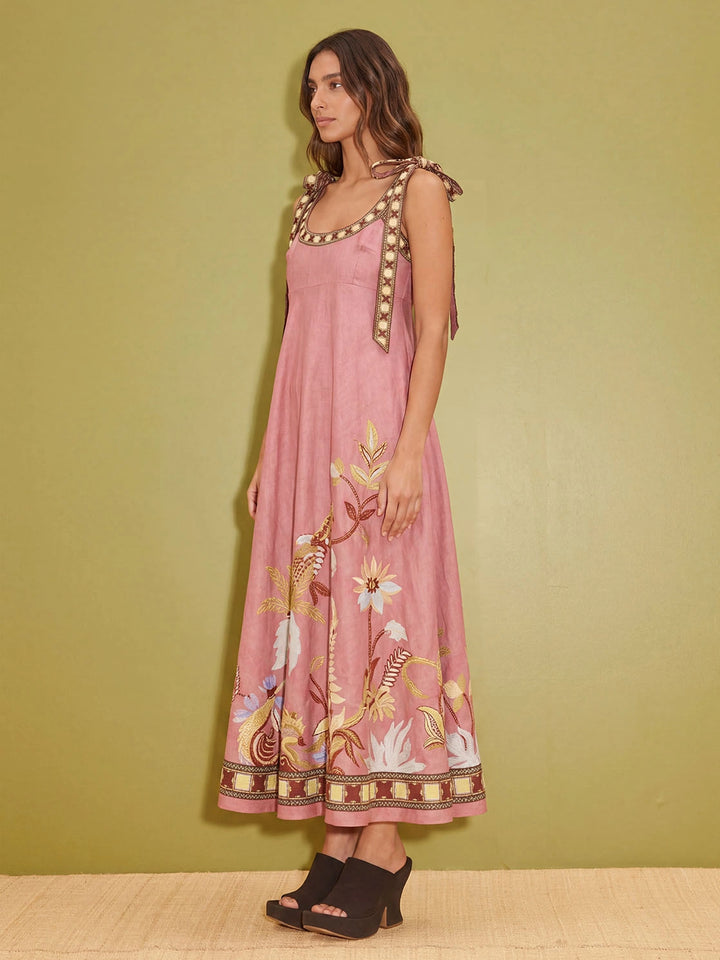 1 Amara Print Maxikleid