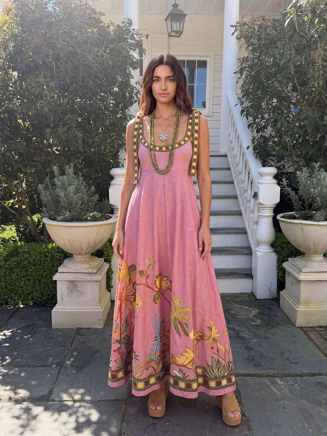 1 Amara Print Maxikleid