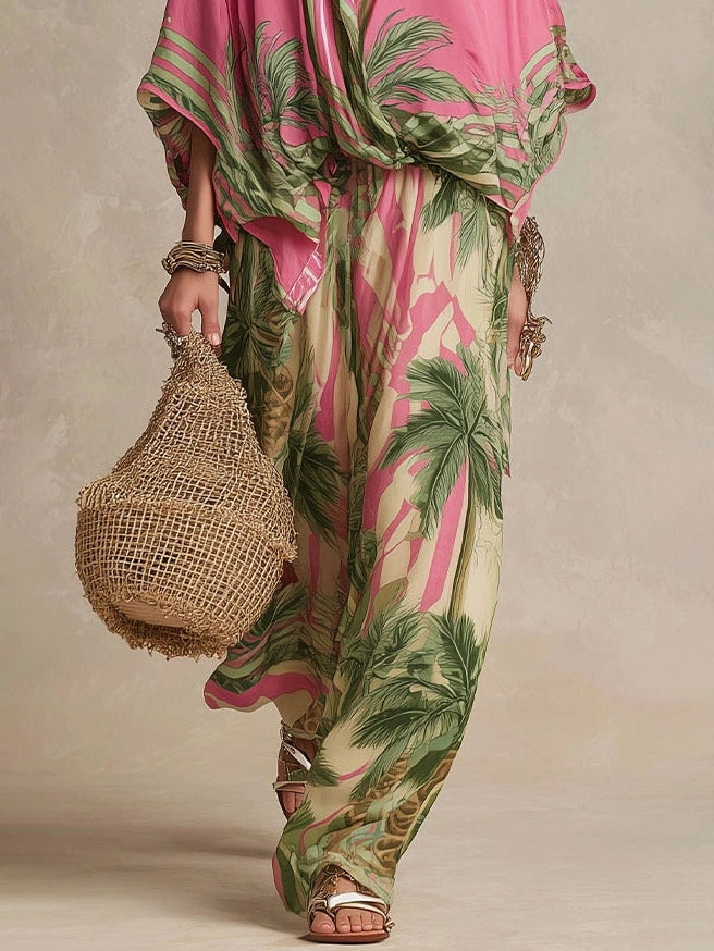 Pink Palm Zweiteiler