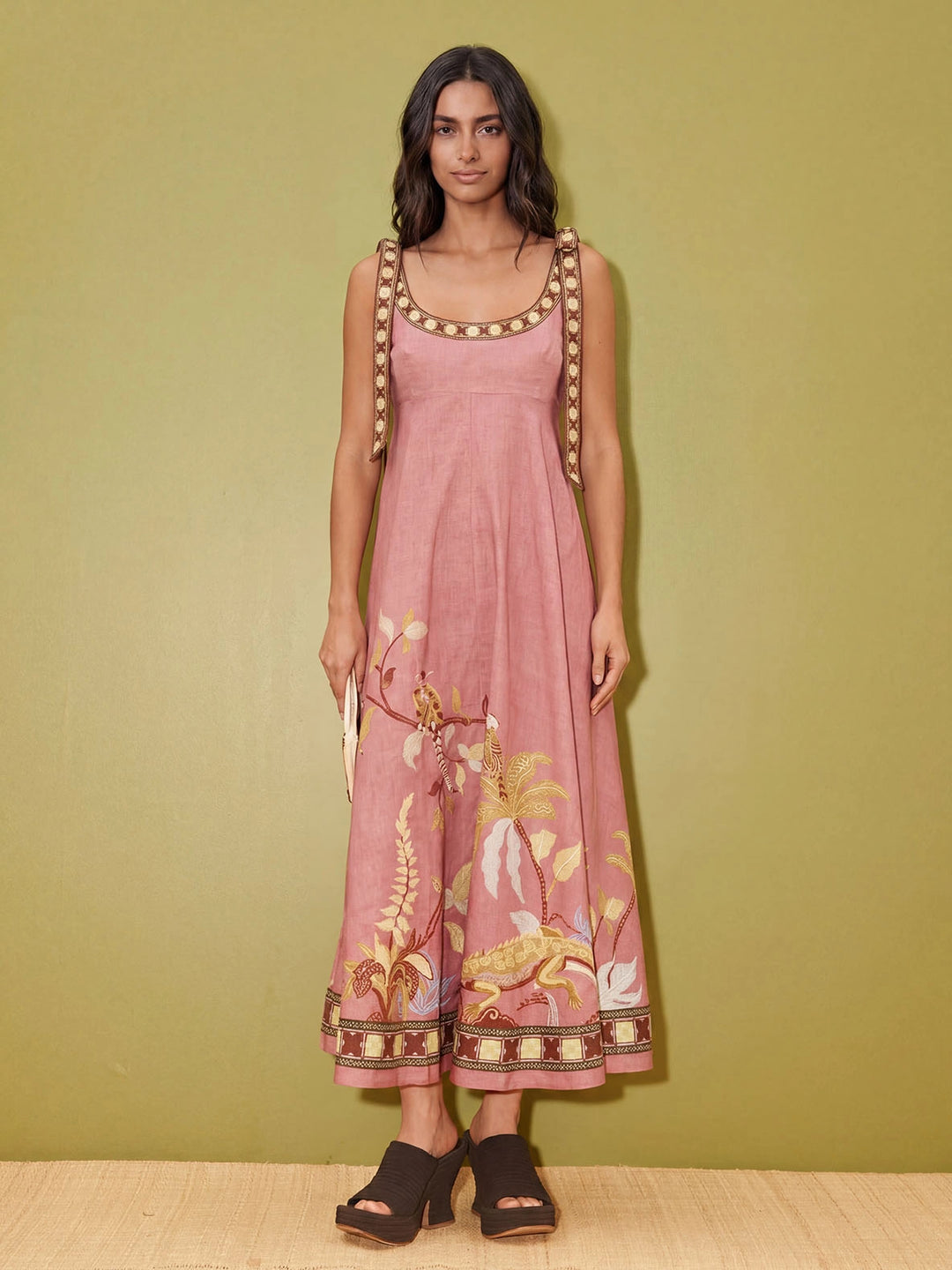 1 Amara Print Maxikleid