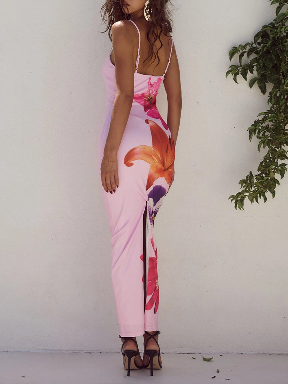 Allegra Bloom Print Maxikleid