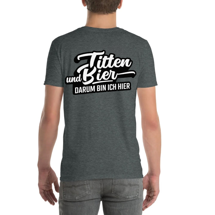 Ti*ten und Bier Herren - T-Shirt