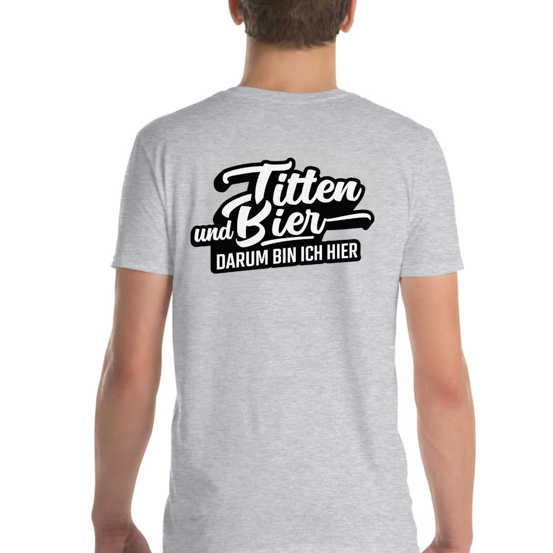 Ti*ten und Bier Herren - T-Shirt
