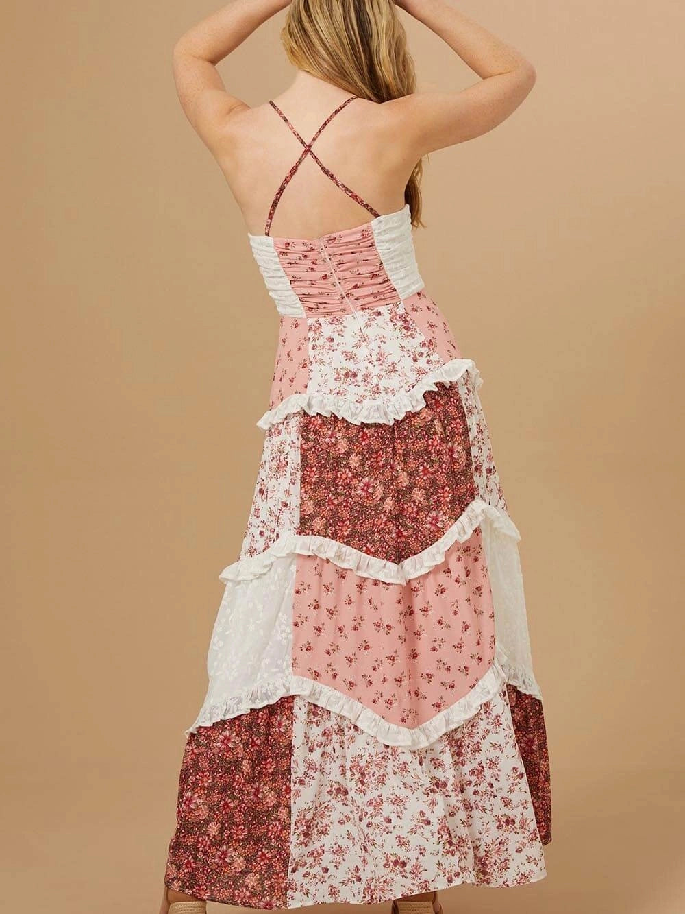 Fiorella Paradise Print Maxikleid