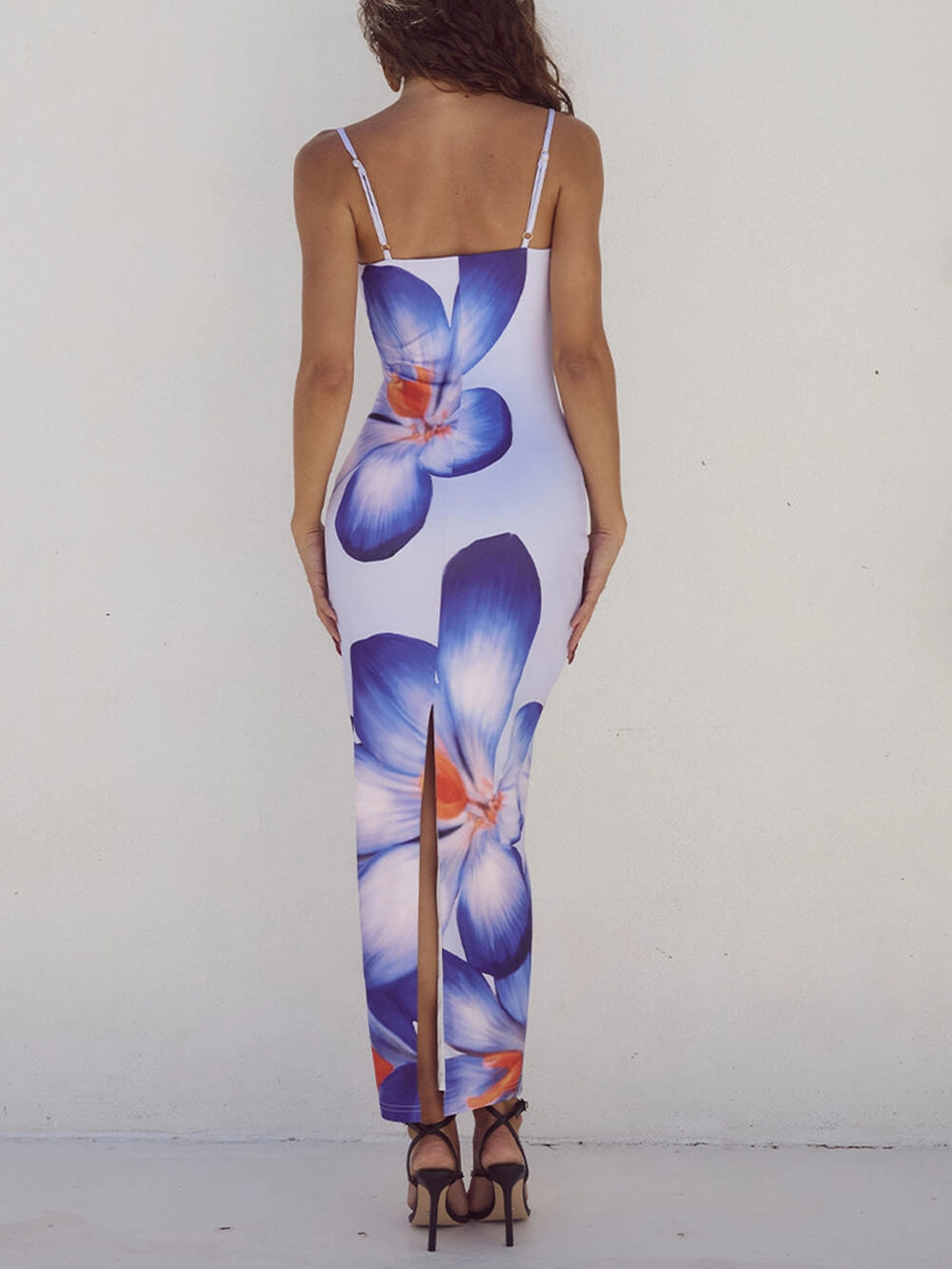 Allegra Bloom Print Maxikleid