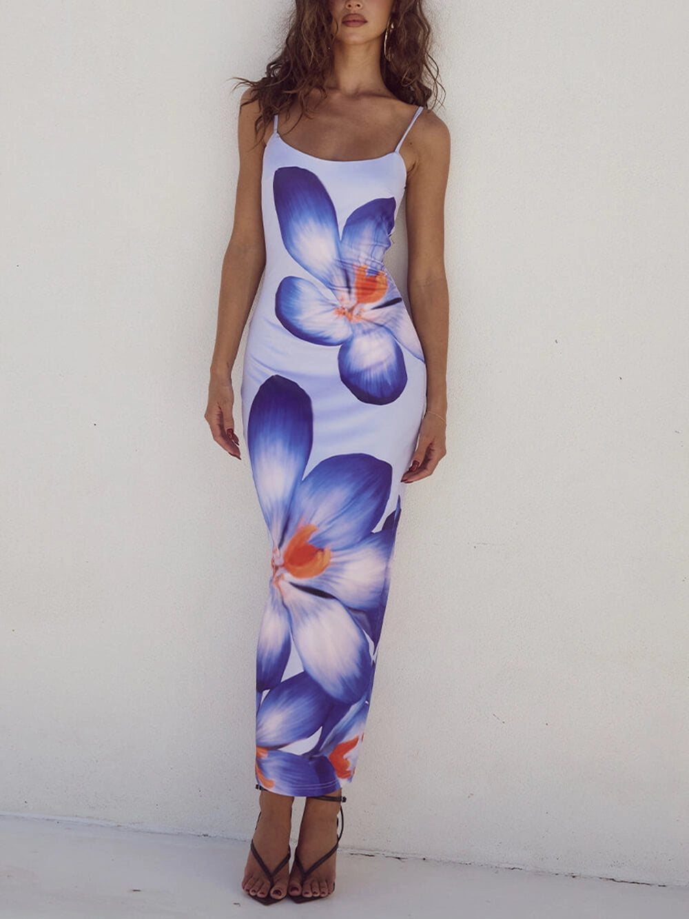 Allegra Bloom Print Maxikleid