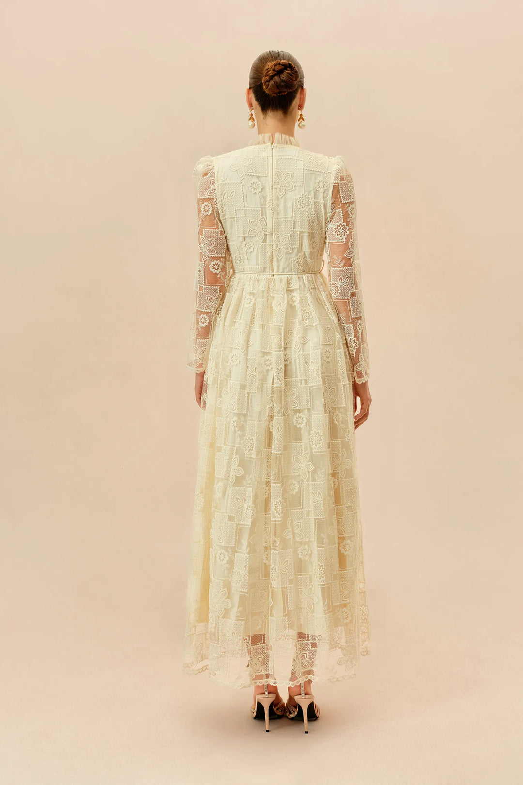 Mariella elegantes Spitzen-Maxikleid