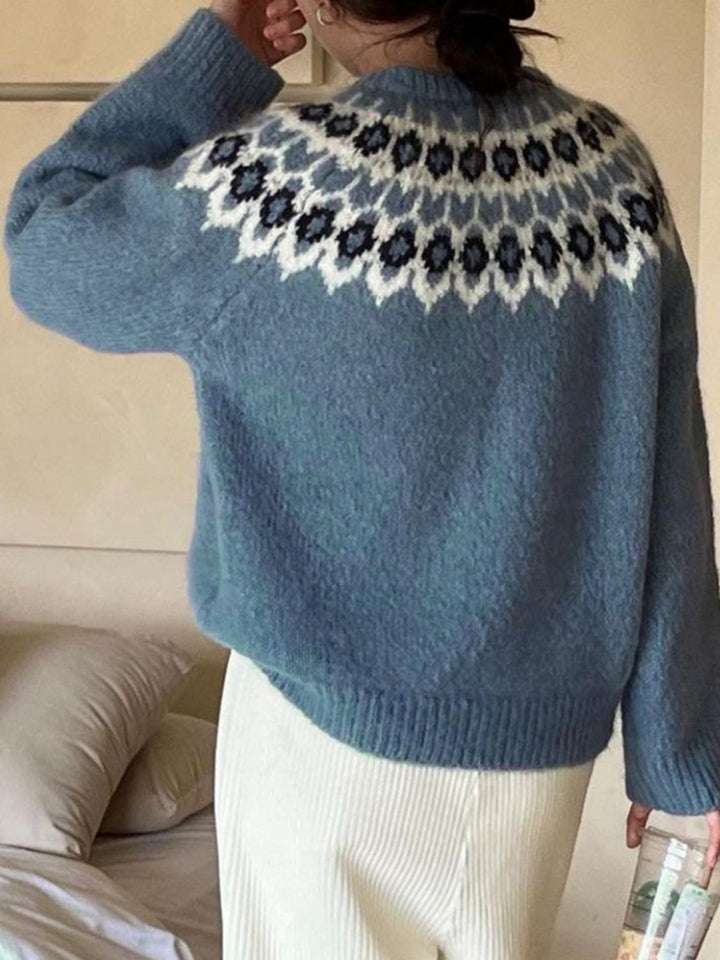 Brooke | Langarmpullover mit Rundhalsausschnit