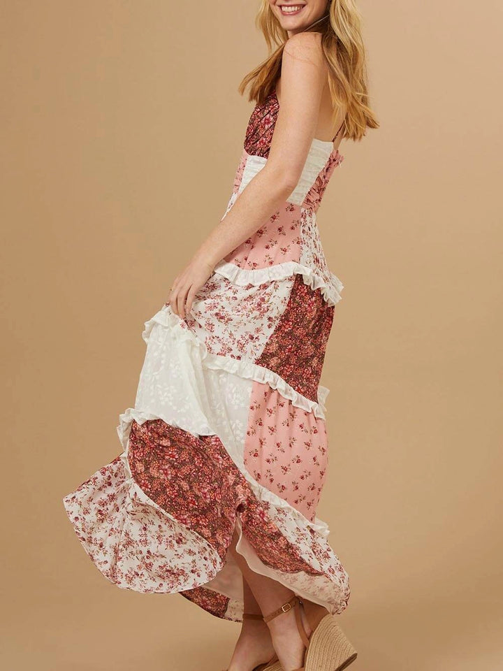 Fiorella Paradise Print Maxikleid