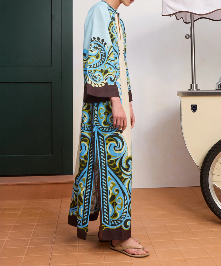 Natalia Print Maxikleid