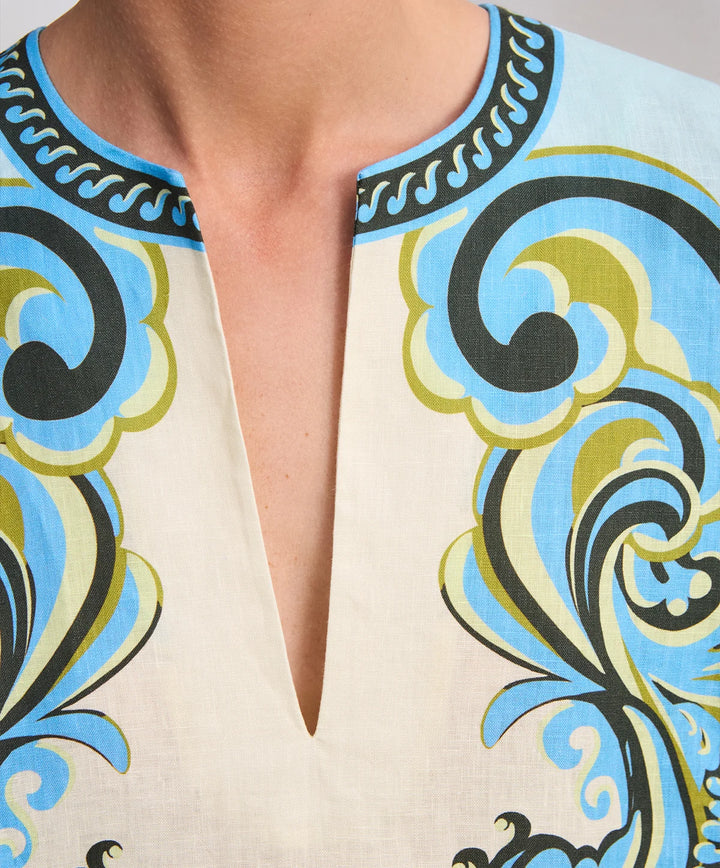 Natalia Print Maxikleid
