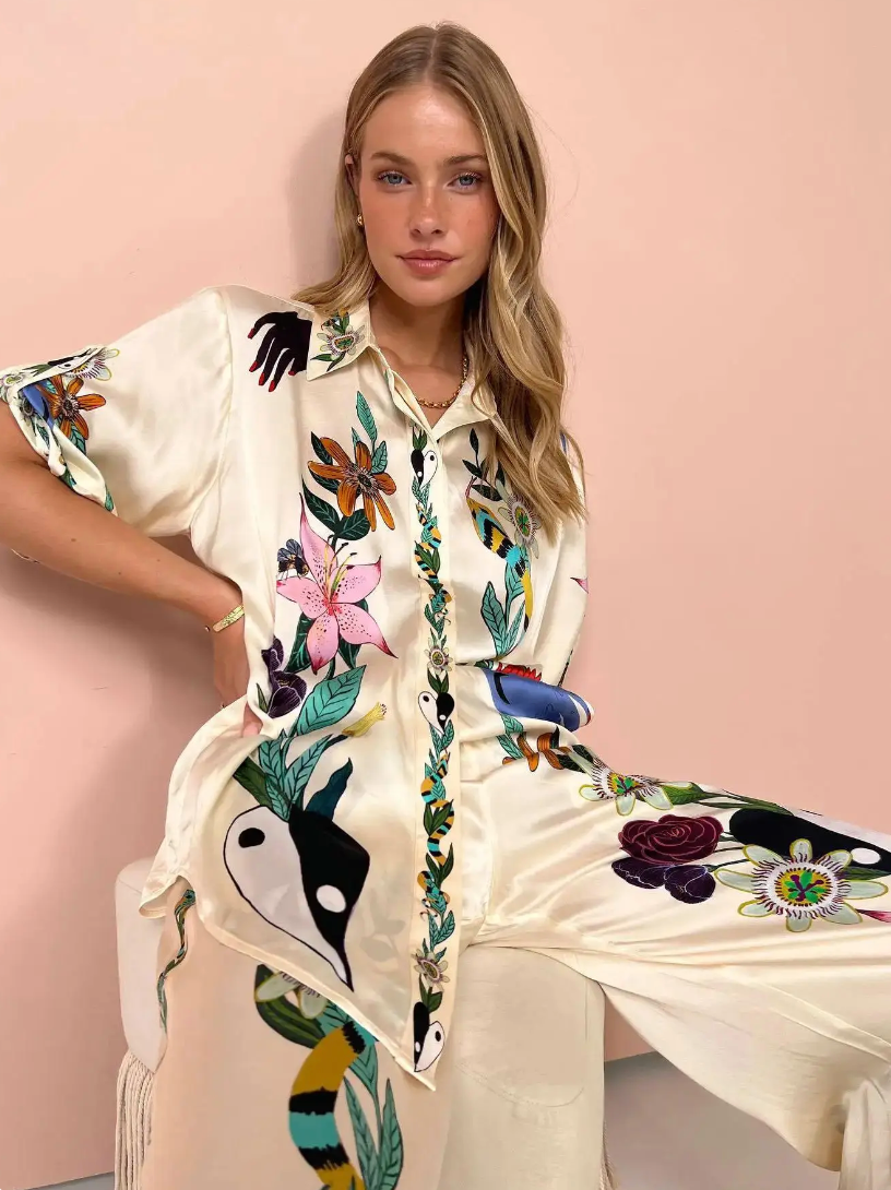 Tropic Flower - Print Sommer Set