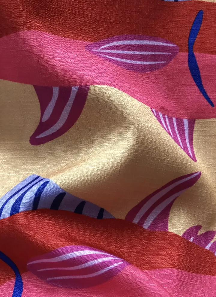 Pink Sardinien Print - Kleid