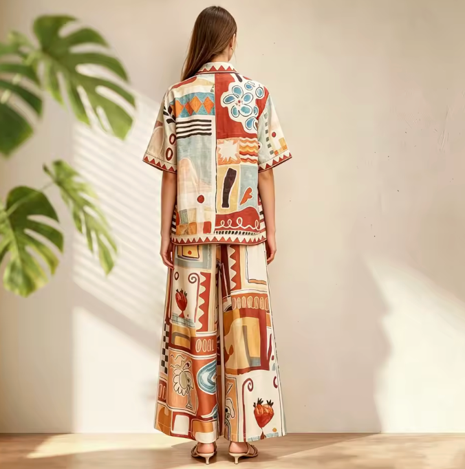 1 Sienna Print Zweiteiler