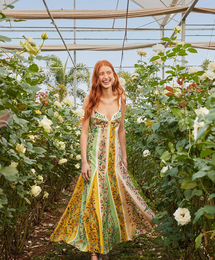 Jana Print Maxikleid