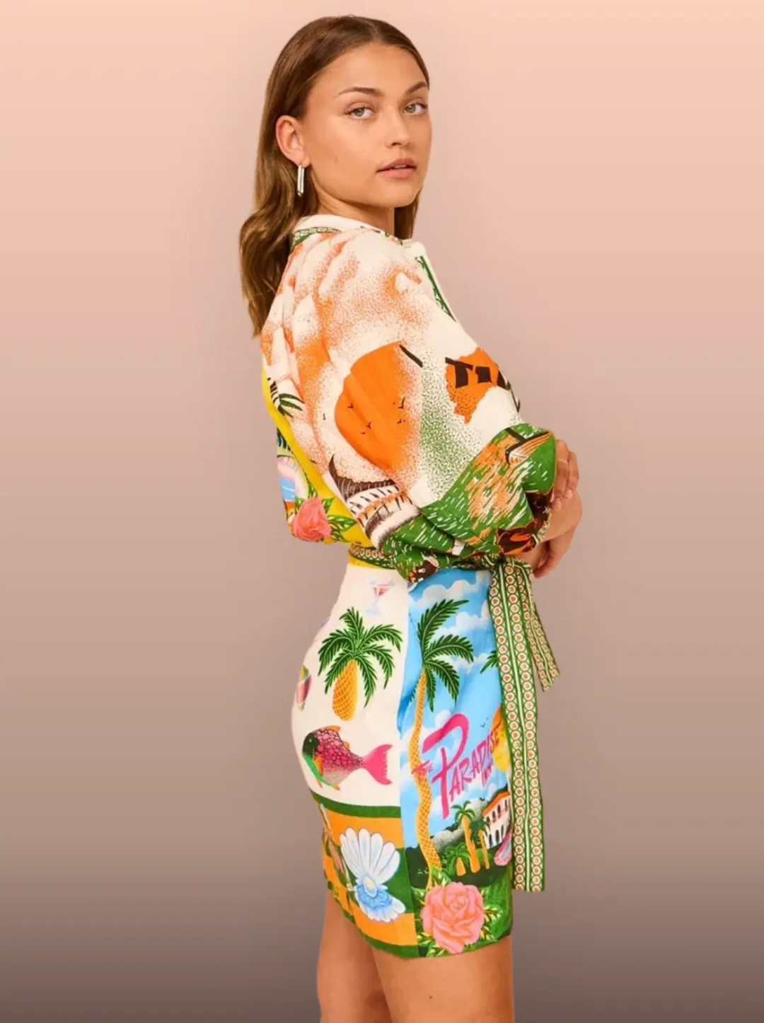 Afina - Kleid mit Print