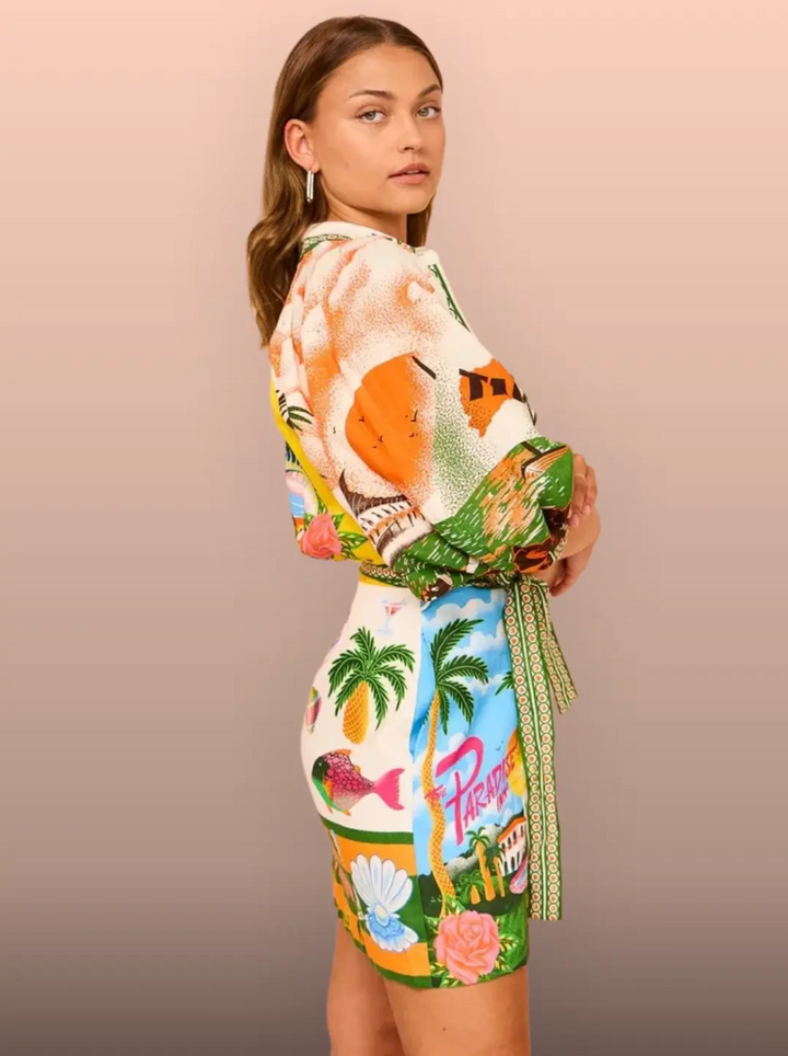 Afina - Kleid mit Print