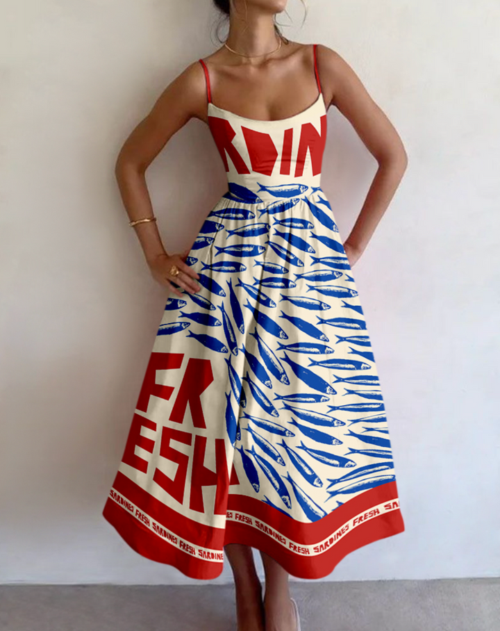 Sardinien Print - Kleid