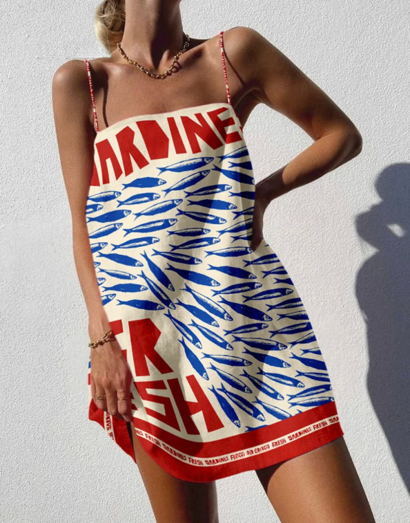 Sardinien Print - Kleid