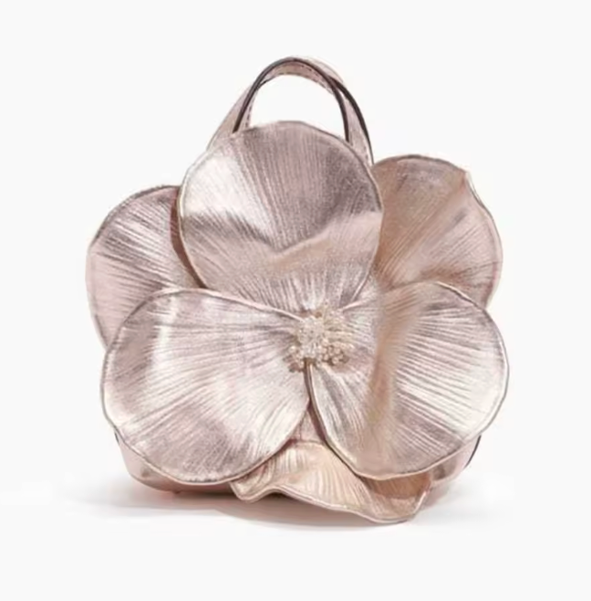 Florale PU-Leder Handtasche