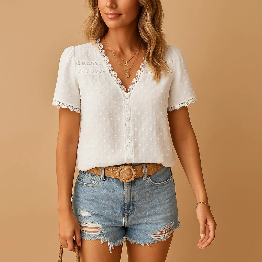 1 Rosalie Blumen Bluse