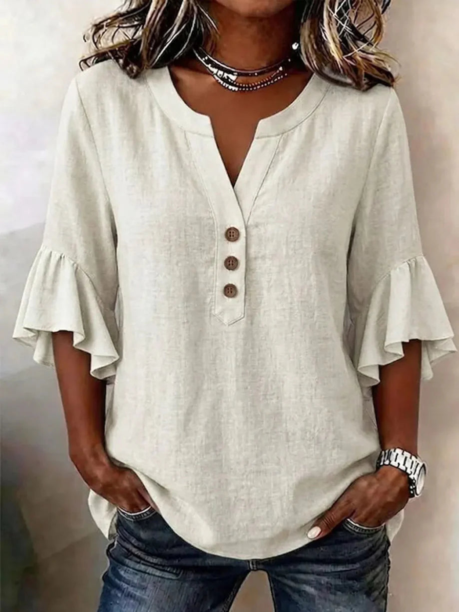 1 Aria Leinen Bluse