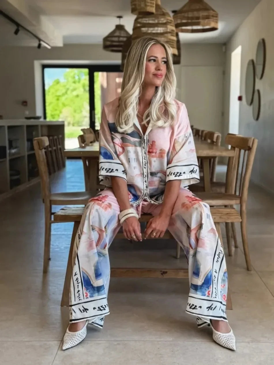 1  Marianne Print Zweiteiler