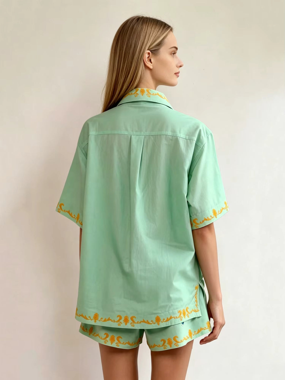 1  Calista Print Zweiteiler