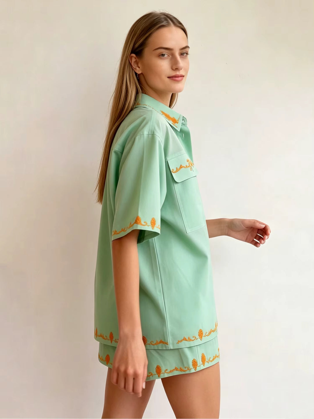 1  Calista Print Zweiteiler