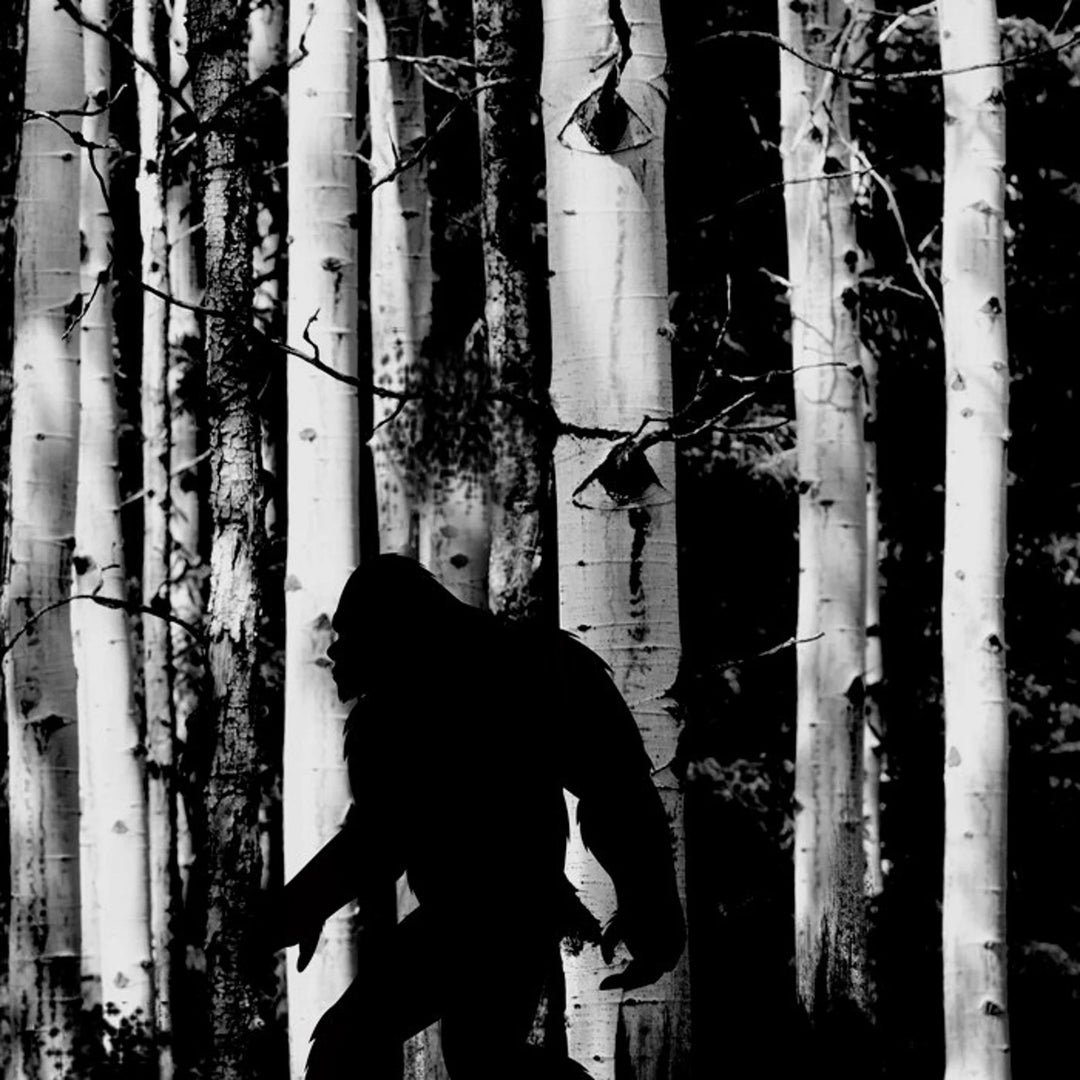 Bigfoot im Wald - T-Shirt