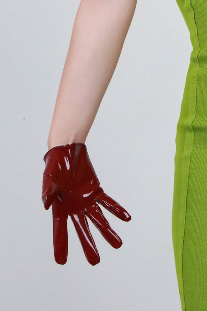 Alison elegante PU Lederhandschuhe – KYMA
