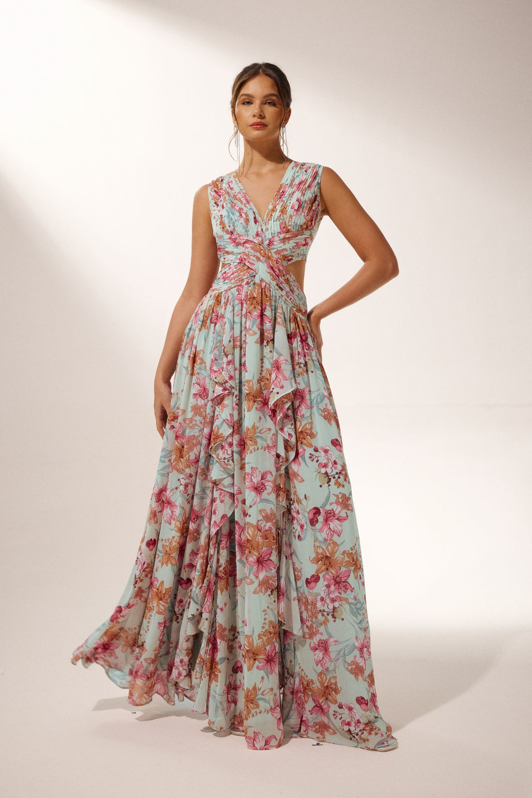 Anila Maxikleid - elegant und verspielt - KYMA