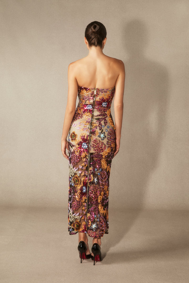Aurora Maxikleid, Silhouette - KYMA