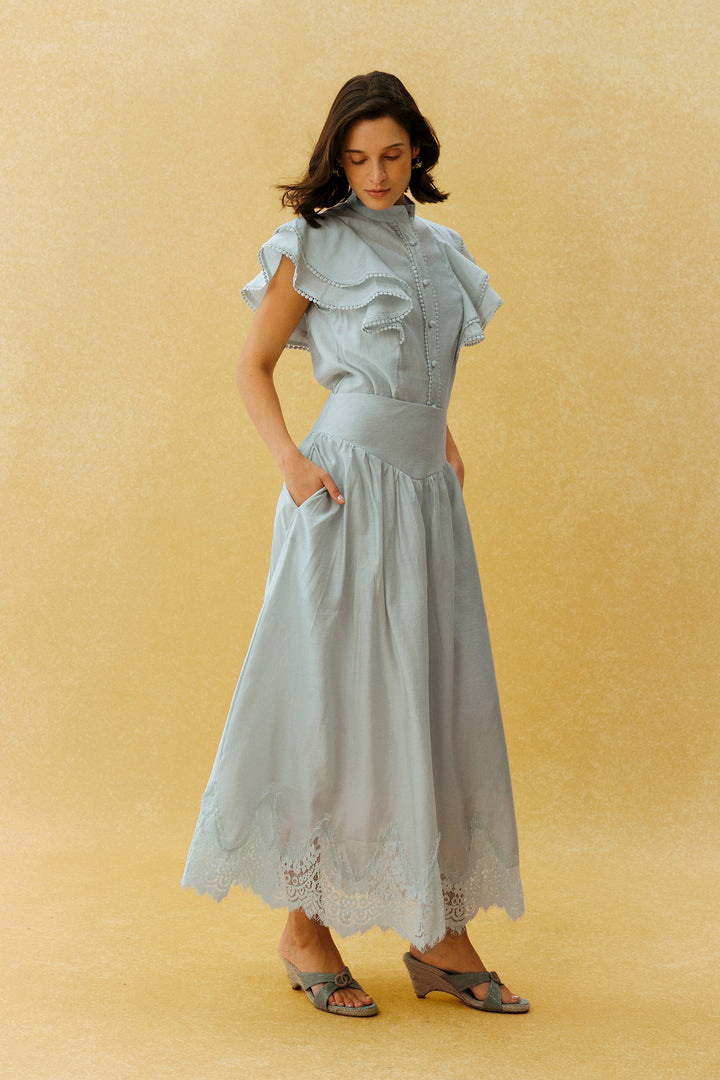 Rückansicht Bluse – KYMA