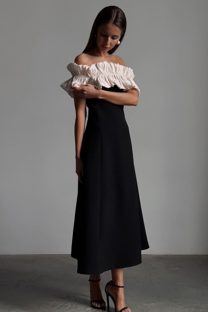 Nahaufnahme des Stoffes vom Bonnie Maxikleid - KYMA