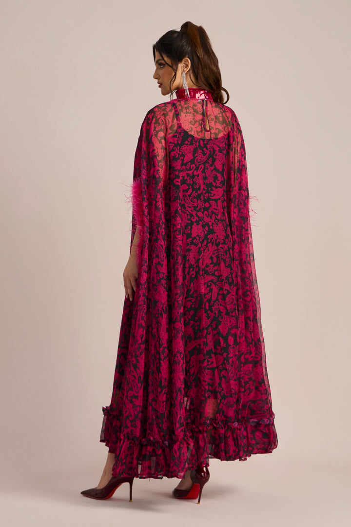 Das Maxikleid von KYMA, elegant drapiert