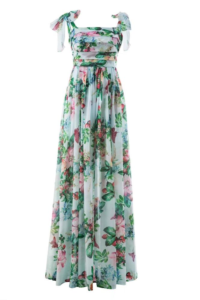 Seitenansicht Dinah Maxikleid - KYMA