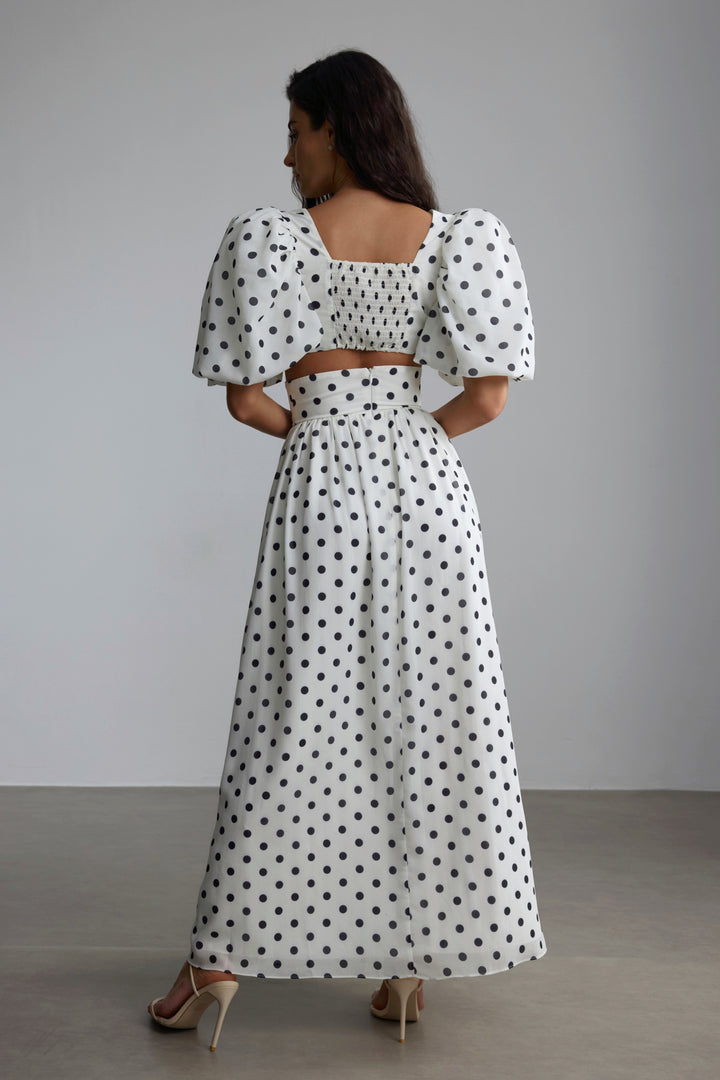 Ellie Polka Dot Rock-Set Modell in S