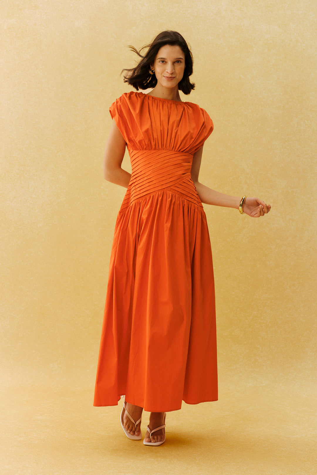 Rückseite Maxikleid mit Reißverschluss - KYMA