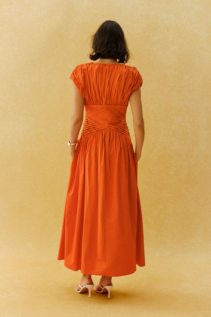 Nahaufnahme Ärmel Maxikleid - KYMA