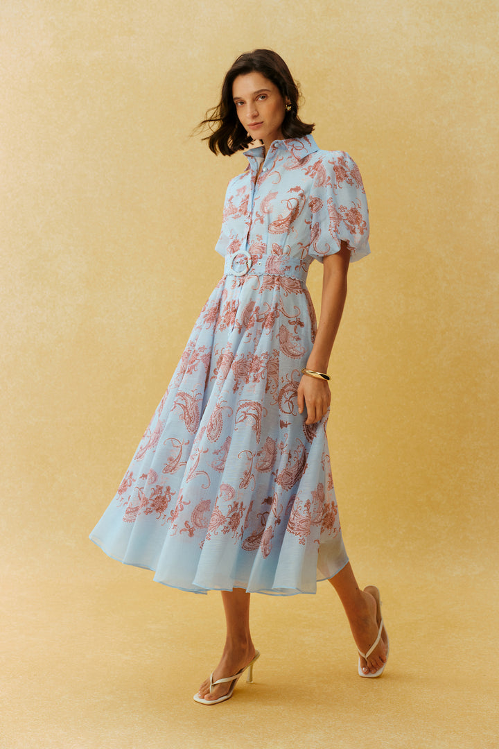 Das Kleid mit Taillengürtel - KYMA