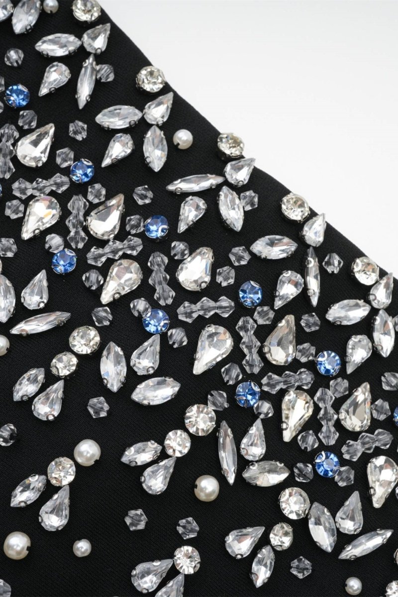 Frances Kristallverziertes Ärmelloses Minikleid verschiedene Blickwinkel - KYMA