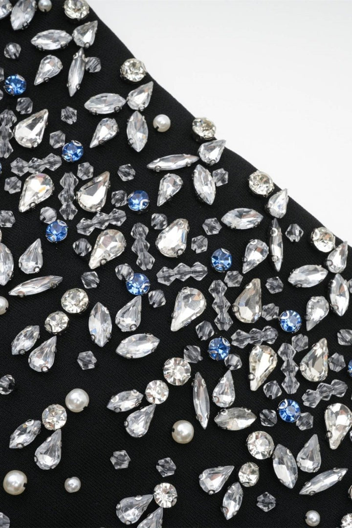 Frances Kristallverziertes Ärmelloses Minikleid verschiedene Blickwinkel - KYMA