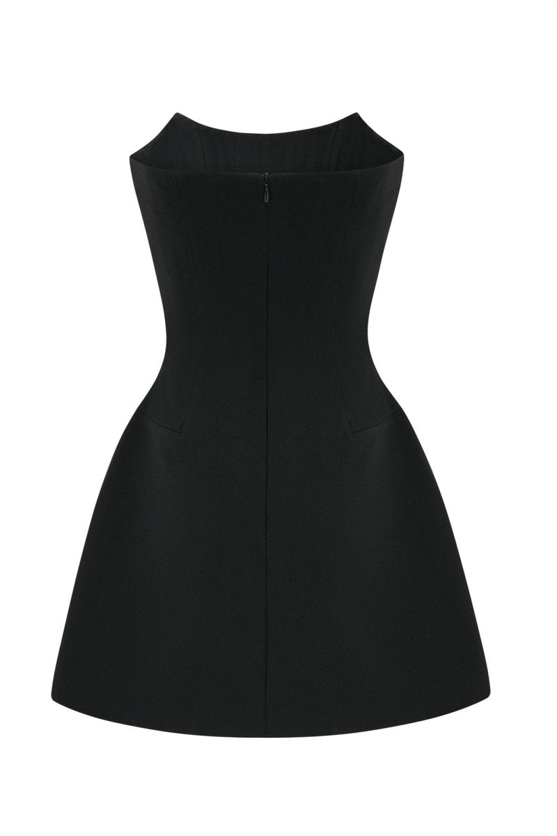 Frances Kristallverziertes Ärmelloses Minikleid im Detail - KYMA