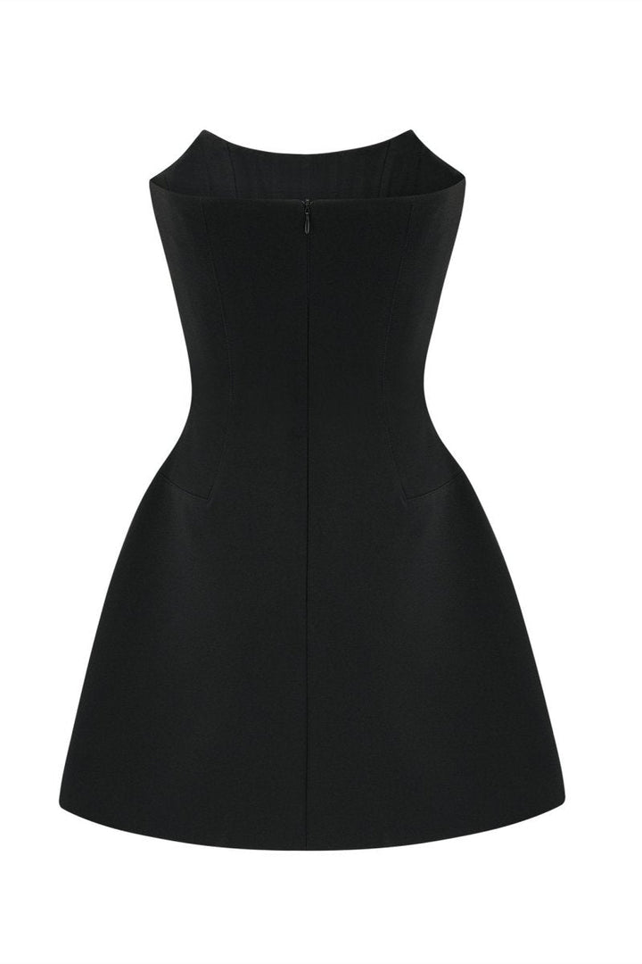 Frances Kristallverziertes Ärmelloses Minikleid im Detail - KYMA