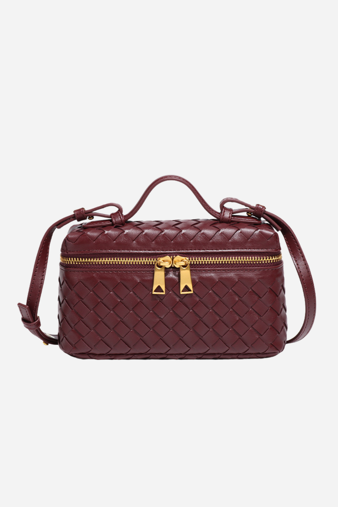Die Tasche von KYMA, neben einem anderen Accessoire für Größenvergleich