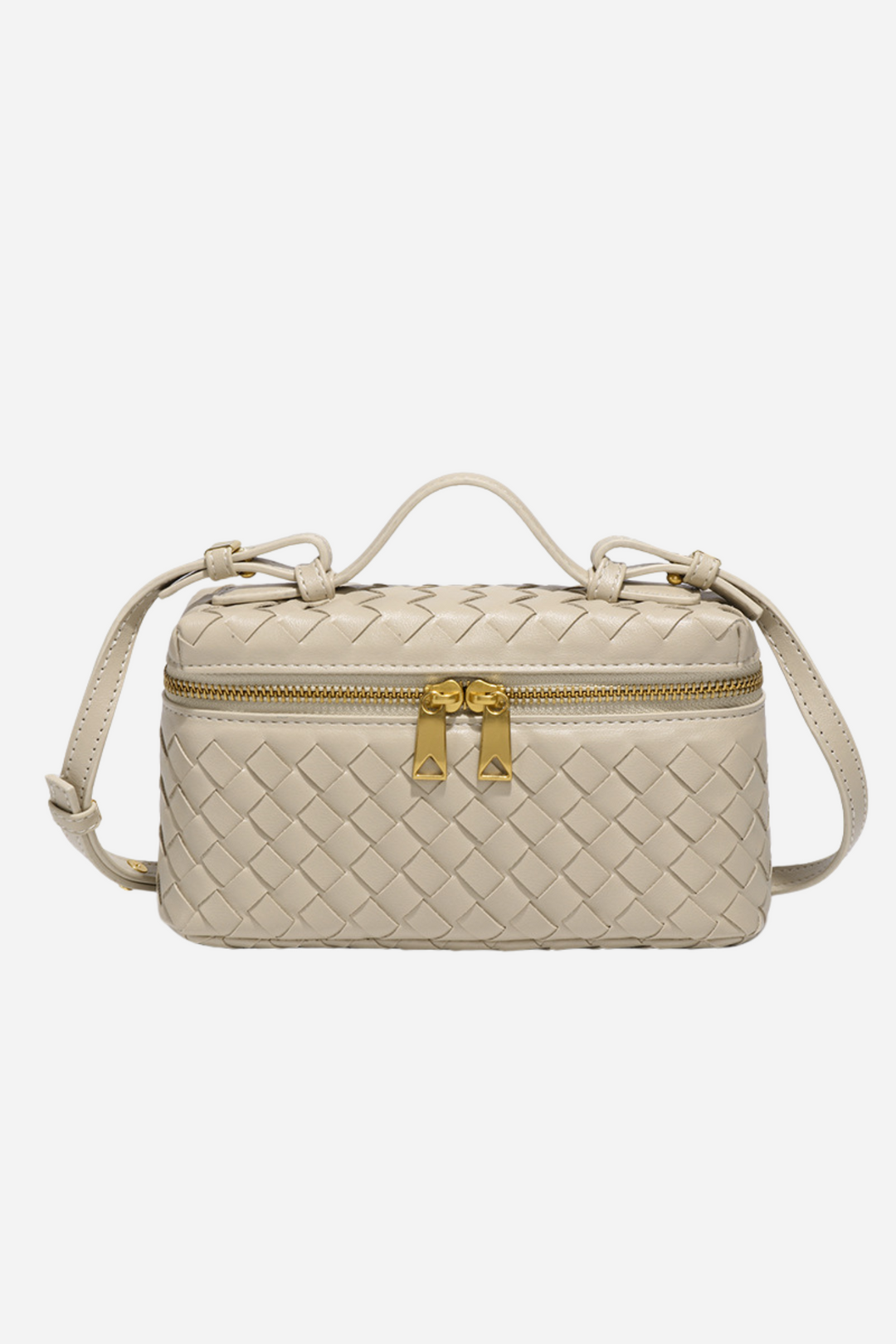 Geflochtene Leder-Crossbody-Tasche – KYMA