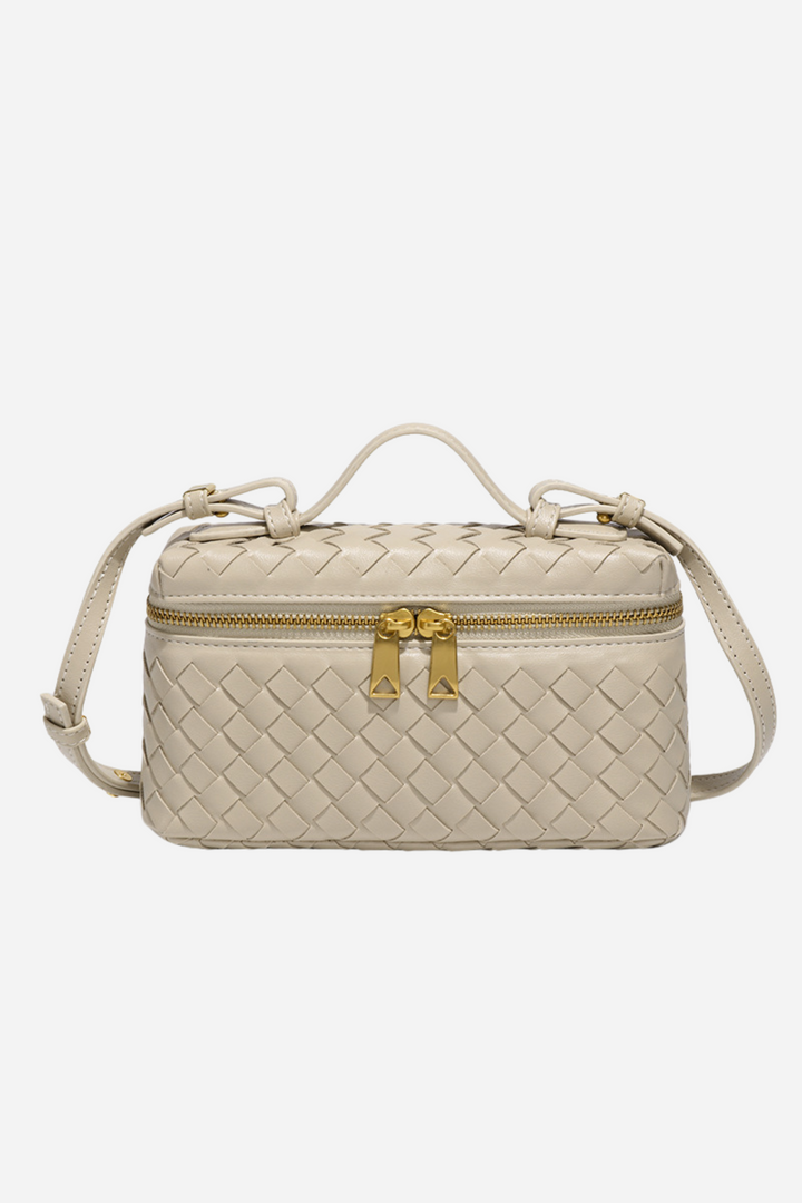 Geflochtene Leder-Crossbody-Tasche – KYMA